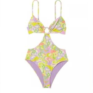 New! Beach riot Kirsten cutout one piece swimsuit 24693